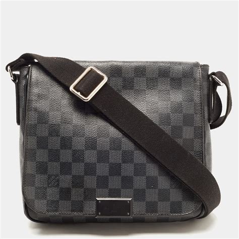 louis vuitton damier graphite wash bag|Louis Vuitton damier messenger bag.